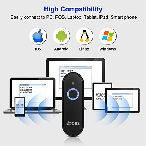Lecteur code barre Bluetooth portable pour inventaire et dépôt