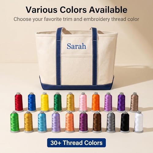 Bolsa Tote de Lona Personalizada con Nombre o Iniciales miniatura 7