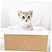 Mikikit 1set Detachable Cat Scratching Board and Cozy Sleeping Nest for Indoor Cats Kraft Material Secure Hidden Space for Kittens and Puppies Washable Pet Resting Place