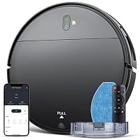 Mamnv BR151 Robot Vacuum Household Robotic Vacuums (Black) - Refurbished