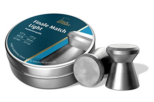 H&N Sports 92074490115 - Balines, color Gris, talla 4.49 mm, 500 unidades