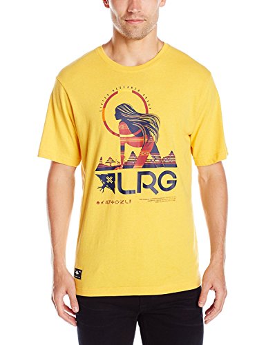 LRG mensE161105QMother Earth T-Shirt T-Shirt - Yellow - Large