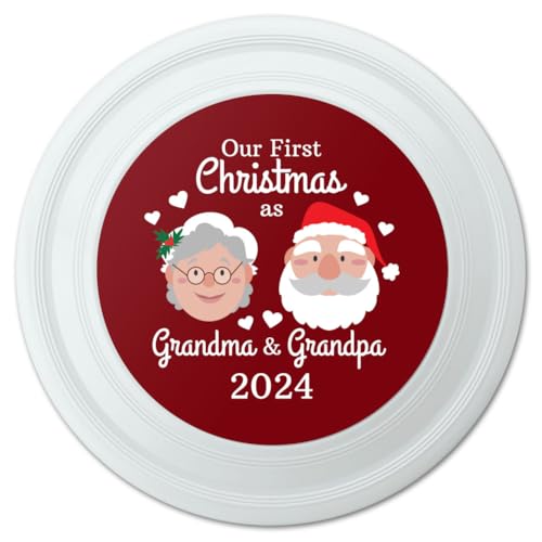First Christmas as Grandma Grandpa 2024 Santa Mrs. Claus Novelty 9