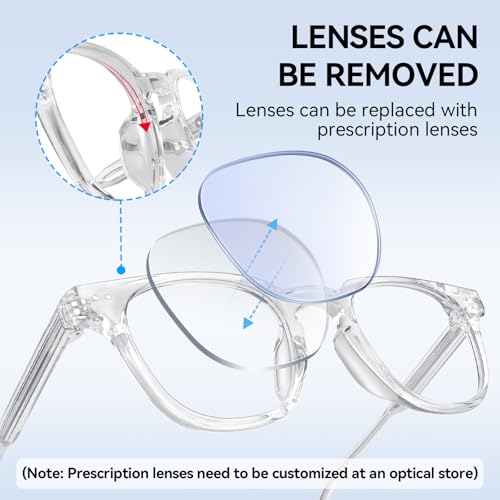 Image of Dollger Square Blue Light Blocking Glasses Women Men Computer Eyeglasses Fashion Light Weight TR90 Blue Light Glasses