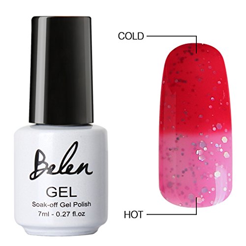 Belen Chameleon Thermal Colour Changing Gel Polish Soak Off Nail Art Varnish 5042