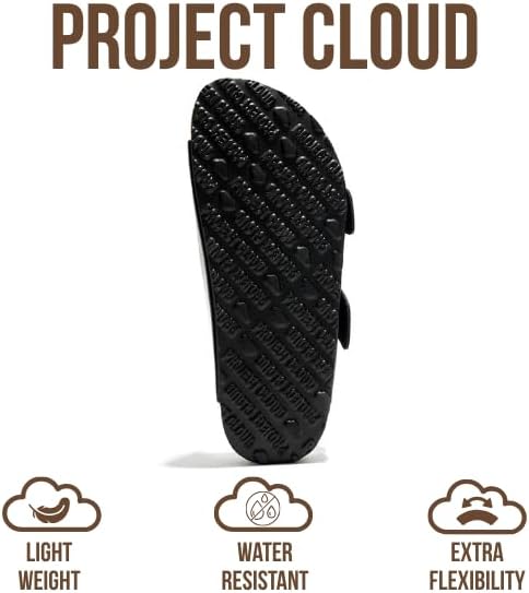 Project Cloud 100% Genuine Leather Flat Sandals for Women 2026 Comfortable Beach Essentials Womens Sandals Memory Foam Vacation Essentials Slides for Women Footwear (Santorini) - Image 5