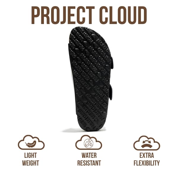 Image of Project Cloud 100% Genuine Leather Footbed Sandals for Women (Santorini)