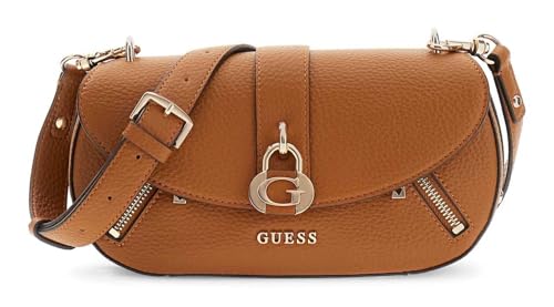 GUESS sac à épaule idéal pour vos sorties chic en ville marron