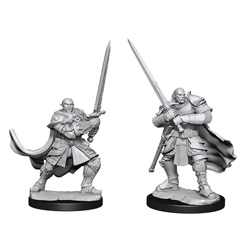 WizKids D&D Nolzur's Marvelous Unpainted Minis: W15 Male Half-Orc Paladin