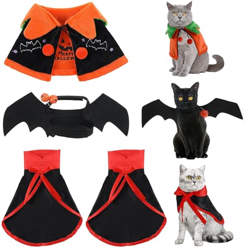 Disfraz Halloween para perros y gatos 4 piezas talla L