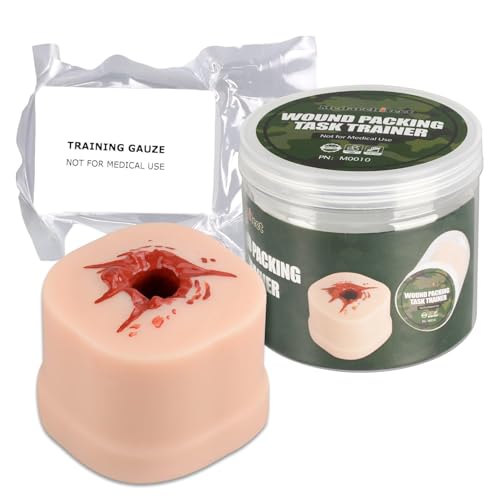 Medarchitect Wound Packing Task Trainer Bleed Control Tourniquet Trainer Basic Wound Packing Trainer for Medical Education