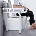 Produktbild WC Haltegriff Klappbar, Wandstützgriff Stützhilfe Aufstehhilfe Toilette Stütz-Haltegriff Hochklappbar Rutschfest Wandmontage Haltegriffe für Senioren Behinderte (Belasten Sie bis zu 150 kg (330 lb))