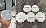 fashciaga Luxurious Marble Cell Phone Stand Holder for Cellphone Tablet On Desk, Countertop, Table, Nightstand. Heavy Real Stone Mobile Phone Stands (Hollow)