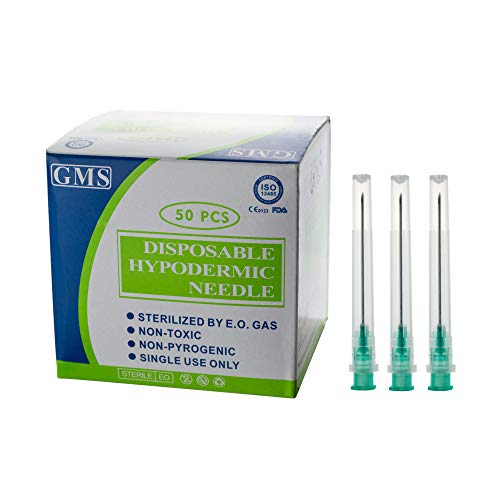 Syinge Needles. Disposable Sterile 21G/1.5In Needle (21G-50Pcs)