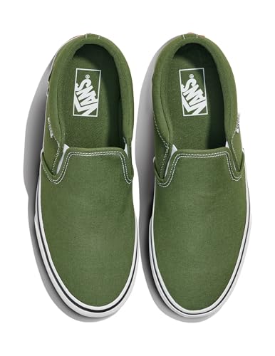 Image of Vans Men's Asher Slip-on Shoe - Comfortable Sneakers for Walking, Fashion & Everyday Wear