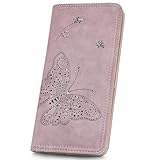 KITEVIUN RFID Wallet Women Ultra Slim Thin Womens Wallet Compact Clutch Long Ladies Wallet for Women PURPLE