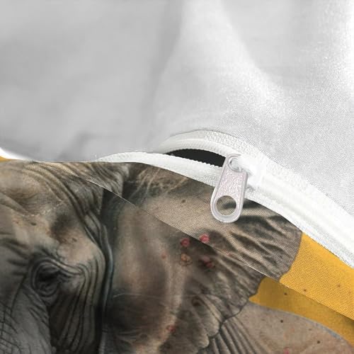 Housse de couette éléphant parure de lit cadeau idéal