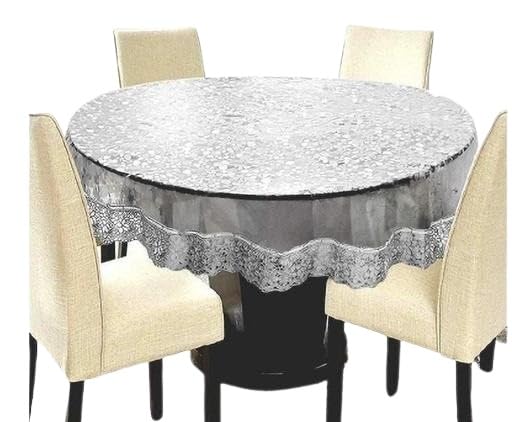 Geometric 4 Seater Table Cover Table Cover_023_Silver-image-8