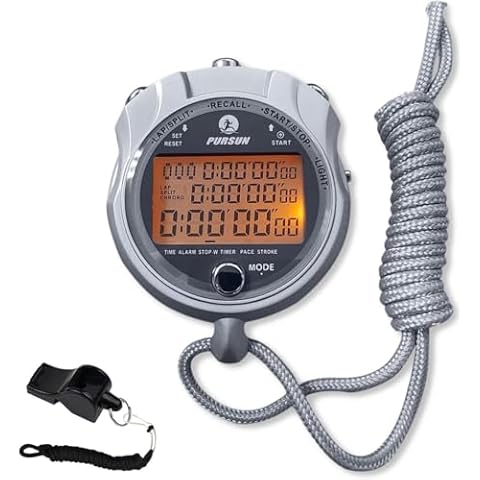 Rolilink Waterproof Stopwatch with Backlight Cover