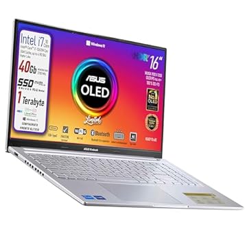 ASUS Notebok Vivobook OLED 16" pantone valitated, Intel I7 13620H, Ram 40Gb, SSD Pci Nvme 1Terabyte, Windows 11, wi-fi 6, webcam, Usb3.2, Hdmi, Bt5.3, Tastiera retroilluminata, Preconfigurato