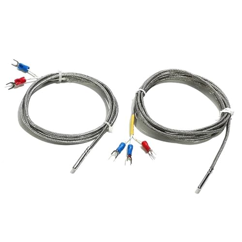 Sensor PT1000 con cable de 2 metros y sonda de 4x30mm para alta precisión térmica