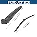 Rear Windshield Wipers Blade Arm Set for BMW X5 G05 2019-2023 Back Glass Wiper Arm Blade Replacements All Seasons Fit, Replacement OE: 61627442093