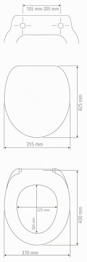 WENKO Asiento de WC Rustic, asiento de inodoro de fibras de madera con certificación FSC con Easy-Close y Fix-Clip, 35,5 x 42,5 cm, laminado y resistente a la humedad, efecto madera en marrón