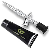 CyclingDeal Bike Bicycle Grease Injector Gun with Lubricant - 9/16' Threaded - Mini Tool for Greasing Bottom Bracket & Headset Bearings & Pedals & Hubs