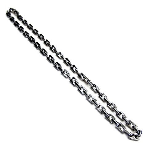 Accents Kingdom Men's Titanium Box Chain Non Magnetic Golf Necklace