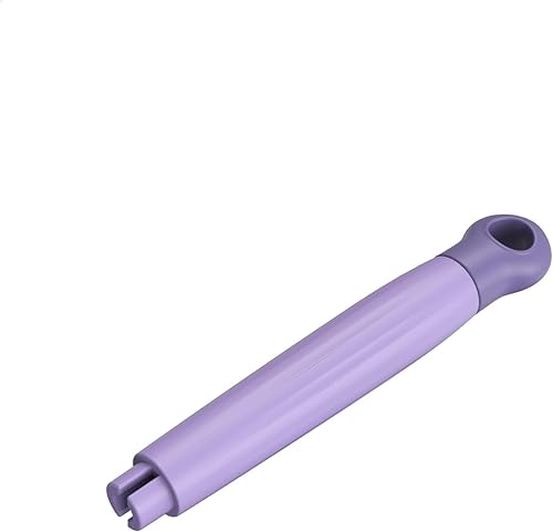 imarku Mango extraíble para sartén de hierro fundido de panal de abeja de 10 y 12 pulgadas, reemplazo de mango desmontable, color morado