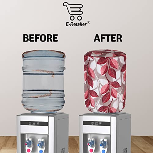 Image of eretailer Polyester & Polyester Blend Water Dispenser Bottle Cover, 20L, Set of 1, Pink
