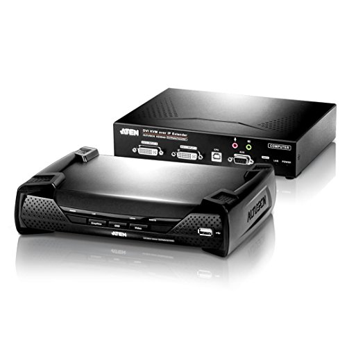 Preisvergleich Produktbild ATEN KE6940 / DVI KVM / Over IP Extender / Dual-Display