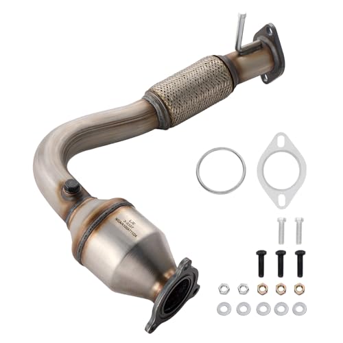 SYKRSS Front Exhaust Manifold Catalytic Converter Kit Direct-Fit Compatible with Chevrolet Equinox 2010-2014, Captiva Sport 2012-2015, Compatible with GMC Terrain 2010-2014, 2.4L, (EPA Compliant)