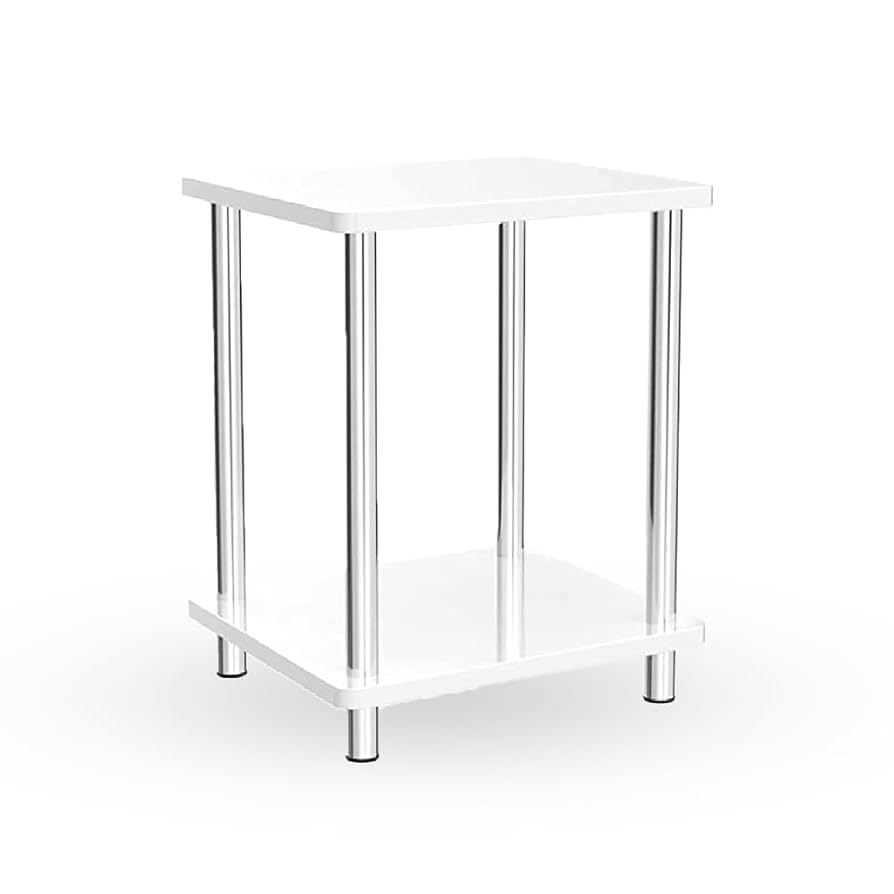 【N2 interior】stainless side table 即日配送】Stainless Curved Side Table サイドテーブル