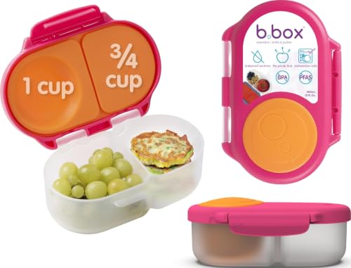 Image of b.box Snack Box, Snack Containers for Kids, Kids Lunch Box, Toddler Snacks
