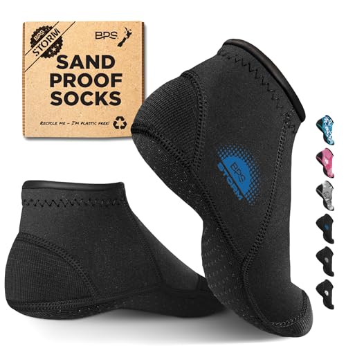 Image of BPS 'Aqua Series' 3mm Neoprene Water Socks for Sand, Beach, Soccer, Volleyball, Wetsuit Booties