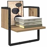 【Utilisations recommandées】 Parfaite pour les salons et les espaces où chaque mètre compte, cette étagère propose une polyvalence de rangement. Que tu souhaites exposer livres, photos de famille ou œuvres d'art, elle s'intègre sans difficulté à différents styles de déco intérieure.