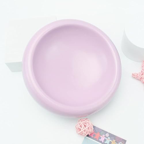 Miniatura 3 de Soporte de clip de papel de cerámica morada, soportes creativos de clip de dona para oficina, hogar, organizador de escritorio, dispensadores,