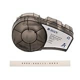 Brady PermaSleeve Heat-Shrink Polyolefin Wire Marking Sleeves (M21-187-C-342) - Black On White Sleeves - Compatible with BMP21-PLUS, ID PAL, and LABPAL Printers - 7' Length, 0.335