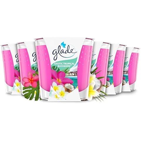 Glade Tropical Blossoms Scented Candles Pack Cover