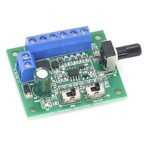 caralin DC8-24V Brushless DCMotor Driver Board PWMSpeed Controllers Governor Moduld Regulator Board with Drive Easy to Use Plastic