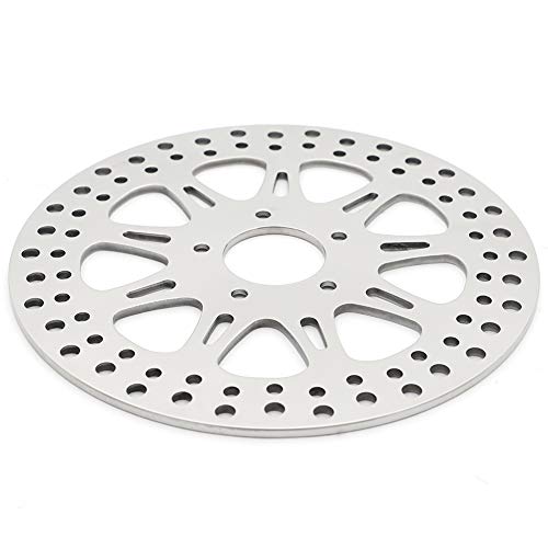 TARAZON Polished Rear Brake Rotor for Harley Davidson Electra Glide Road King Road Glide Classic Custom 2000-2007 Street Glide Ultra Classic Electra Glide FLHT FLHR FLTR 11.5