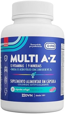 Multivitamínico 13 vitaminas, 9 minerais e Ômega-3 60 Cápsulas So...