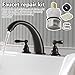 Smaeti 2 Pack RP25513 faucet stem assembly, Replacement Kit for two handle faucet repair kit, Includes RP4993 Seats and Springs