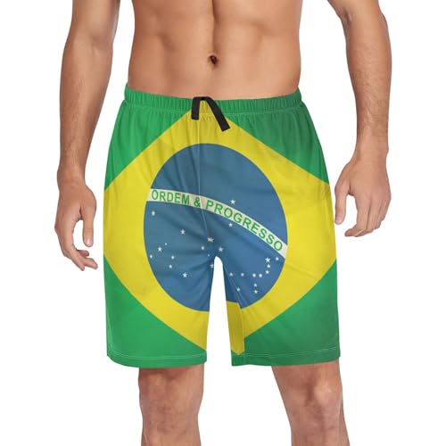 Aflyko Patriot Flag Men's Pajama Bottoms Loungewear Sleepwear Shorts S-XXL