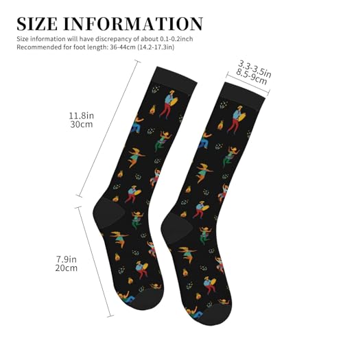 Image of Compression Socks for Women Men Circulation Graduated Supports Socks for Running Athletic Sports Nurse Travel