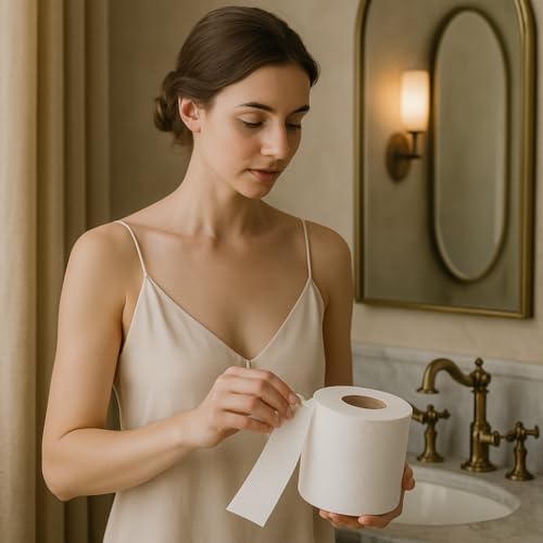 Image of Omega Tissue Roll - 12 Rolls Pack | Ultra Soft Cushion Effect | 2-Ply Toilet Paper | 6-in-1 Strong & Absorbent | 3000 Pulls | Bathroom Tissue | Hygienic & Skin Friendly