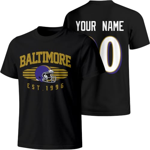 Image of ANTKING T Shirt Custom Short Sleeves for Men Women Youth | Crew Neck T Shirt with Custom Name Number Gift
