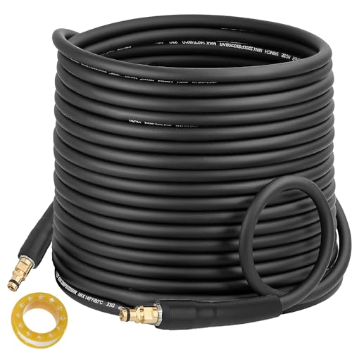 Manguera de repuesto para lavadora de alta presión de 20 m para lavadoras a presión domésticas Kärcher K Series K2, K3, K4, K5, K7, accesorios de extensión de tubo de limpieza de agua, conector rápido