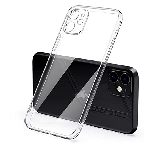 Coque silicone pour iPhone 14 Pro Max avec cadre plaqué luxe et dos transparent